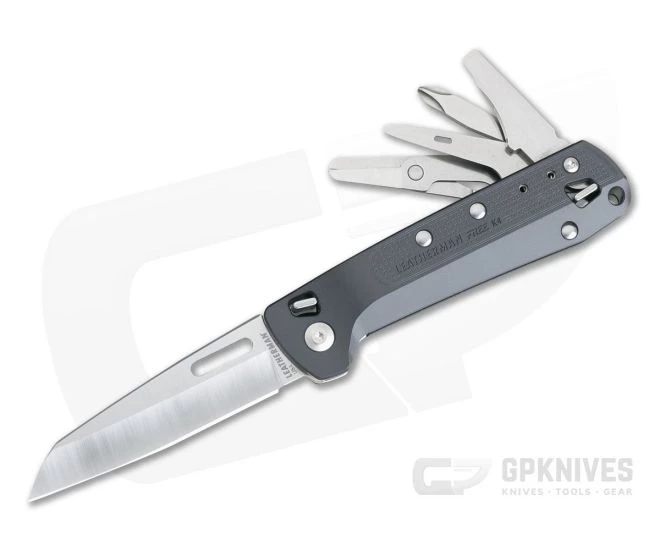 Leatherman Free K4 Slate Gray Multi-Function Pocket Knife 832664