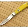 Northfield #83LB Tascosa Little Lock Back Smooth Yellow Rose Bone