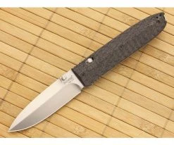 LionSteel Daghetta Carbon Fiber/G10 Folding Knife D2 Blade