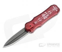 Piranha P8 Excalibur Tactical PVD 154CM Red Double Action OTF Automatic
