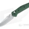 Benchmade 945 Mini Osborne Satin S30V Green Aluminum AXIS Lock Folder