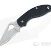 Byrd Tern Black G-10 Non Locking Slipit Satin Plain Edge 23GP