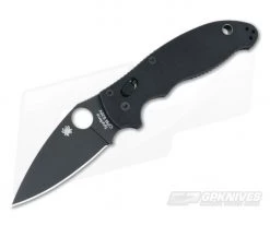 Spyderco Manix 2 Black DLC Plain S30V Black G10 C101GPBBK2