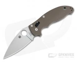Spyderco Manix 2 Limited Satin M390 Earth Brown G10 C101GPBN2