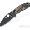 Spyderco Manix 2 Sprint DLC S90V Burled G10 C101MGPBRBBK2