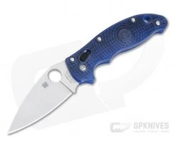 Spyderco Manix 2 Lightweight BD1N Translucent Blue FRCP C101PBL2