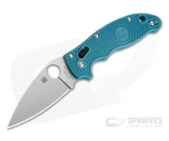 Spyderco Manix 2 Lightweight SPY27 Mineral Blue FRCP Folder C101PCBL2