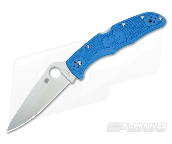 Spyderco Endura 4 Flat Ground VG10 Blue FRN C10FPBL
