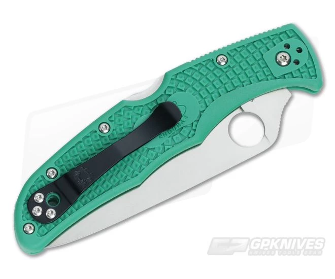 Spyderco Endura 4 Flat Ground VG10 Green FRN C10FPGR - Image 2