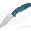 Spyderco Endura 4 Flat Ground K390 Dark Cyan Blue FRN C10FPK390
