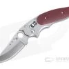 Spyderco Viele Phoenix Sprint Run Satin VG10 Red G10 Ball Bearing Lock Folder C114GPRD