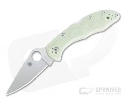 Spyderco Delica 4 Limited Glow-In-The-Dark FRN C11FPGITD