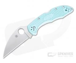 Spyderco Delica 4 Wharncliffe Limited S30V Teal FRN Folder C11FPWCTL