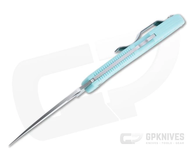 Spyderco Delica 4 Wharncliffe Limited S30V Teal FRN Folder C11FPWCTL - Image 3