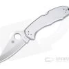 Spyderco Delica 4 Satin VG10 Stainless Steel Back Lock Folder C11P