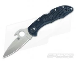 Spyderco Delica 4 Emerson Wave Opener VG10 Spear Point Gray FRN C11PGYW