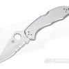 Spyderco Delica 4 Partially Serrated VG10 Stainless Steel Back Lock Folder C11PS