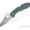 Spyderco Delica 4 Partially Serrated VG10 Foliage Green FRN C11PSFG