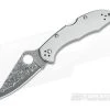 Spyderco Delica 4 Titanium & Damascus C11TIPD