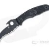 Spyderco Matriarch 2 SpyderEdge Black Blade Emerson Wave C12SBBK2W