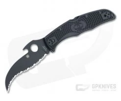 Spyderco Matriarch 2 SpyderEdge Black Blade Emerson Wave C12SBBK2W