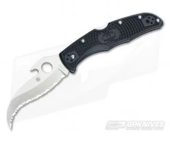 Spyderco Matriarch 2 Satin Emerson Wave Opener C12SBK2W