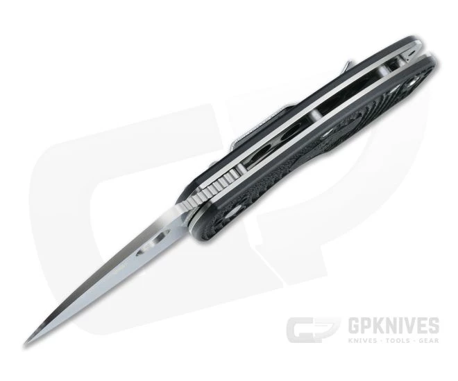 Spyderco Ambitious Lightweight Satin Plain Black FRN Liner Lock Folder C148PBK - Image 3