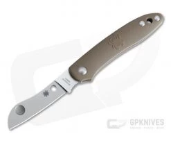Spyderco Roadie Slip Joint Plain N690Co Brown FRN C189PBN