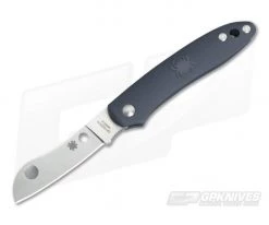 Spyderco Roadie Slip Joint Plain N690Co Gray FRN C189PGY