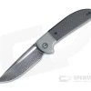 CIVIVI Trailblazer XL Black Damascus Bolstered Carbon Fiber G10 Slip Joint Folder C2101DS-1