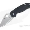 Spyderco Para 3 CQI Plain Edge S45VN Black G10 Compression Lock Folder C223GP