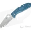 Spyderco Endela Lightweight Plain K390 Dark Cyan Blue C243FPK390