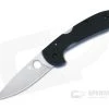 Spyderco Siren Coarse Black G10 Plain Edge LC200N Back Lock Folder C247GP