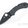 Spyderco Dragonfly Exclusive Smooth Carbon Fiber Black CruWear Back Lock C28CFPBK