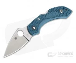Spyderco Dragonfly 2 Dark Cyan Blue FRN Satin K390 Folder C28FP2K390