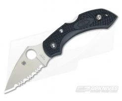 Spyderco Dragonfly 2 Serrated VG10 Black FRN C28SBK2