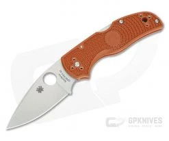 Spyderco Native 5 Lightweight Sprint Burnt Orange FRN CPM REX 45 C41PBORE5