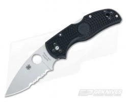 Spyderco Native 5 Lightweight Part Serrated C41PSBK5