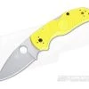 Spyderco Native 5 Salt Lightweight Plain Edge Magnacut Yellow FRN Folder C41PYL5