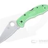 Spyderco Salt 2 Flat Ground Plain LC200N Green FRN Folder C88FPGR2