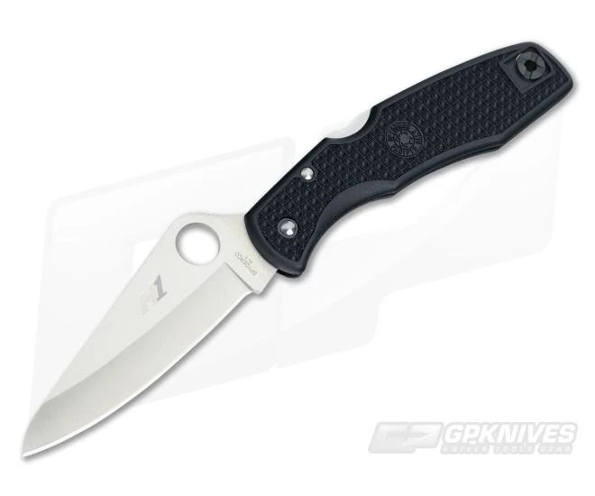 Spyderco Pacific Salt Lightweight Black Satin H1