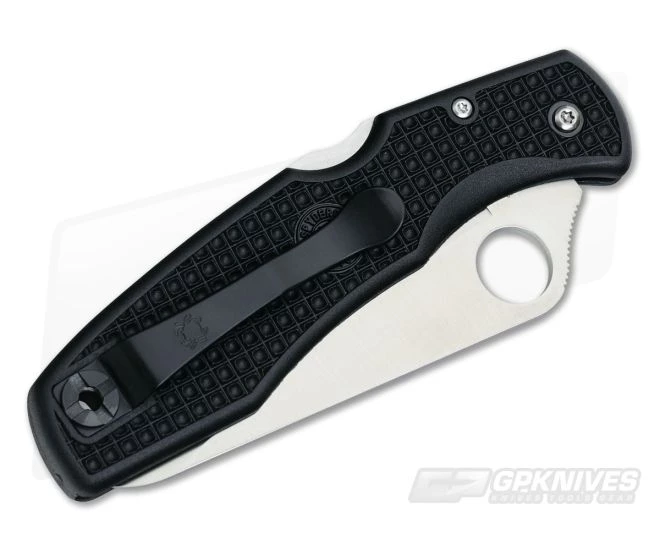 Spyderco Pacific Salt Lightweight Black Satin H1 - Image 2
