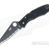 Spyderco Pacific Salt Black Blade Serrated C91SBBK