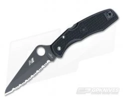 Spyderco Pacific Salt Black Blade Serrated C91SBBK