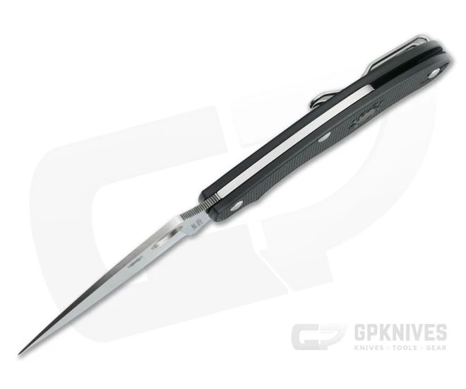 Spyderco UK Penknife UKPK Plain BD1N Black FRN Slip Joint Folder C94PBK - Image 3
