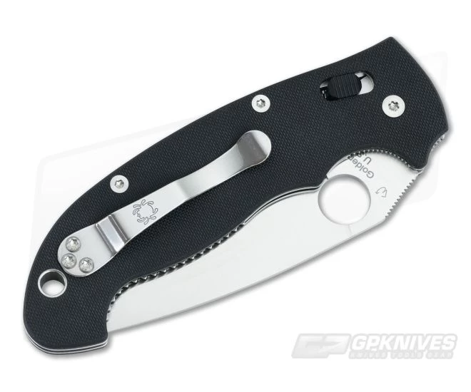 Spyderco Manix 2 XL Satin Plain Edge C95GP2 - Image 2