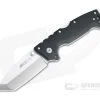 Cold Steel x Demko AD-10 Lite Tanto Satin AUS10A Black Tri-Ad Lock Folder FL-AD10T