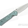 Chris Reeve Large Sebenza 21 CGG Paisley Left Hand Double Lug Burgundy Lanyard w/ Bead