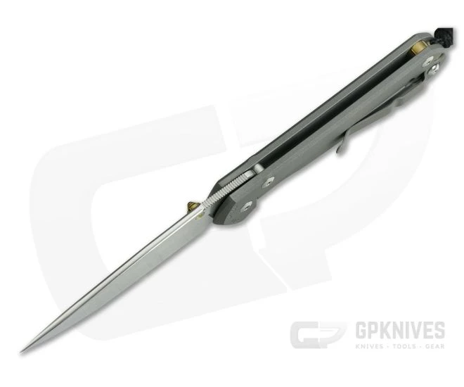 Chris Reeve Large Sebenza 21 Left Handed Solar System Unique Graphic Pyrite Cabochon L21-1113-001 - Image 3