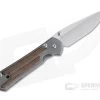 Chris Reeve Large Sebenza 21 Left Handed Natural Canvas Micarta Drop Point L21-1263